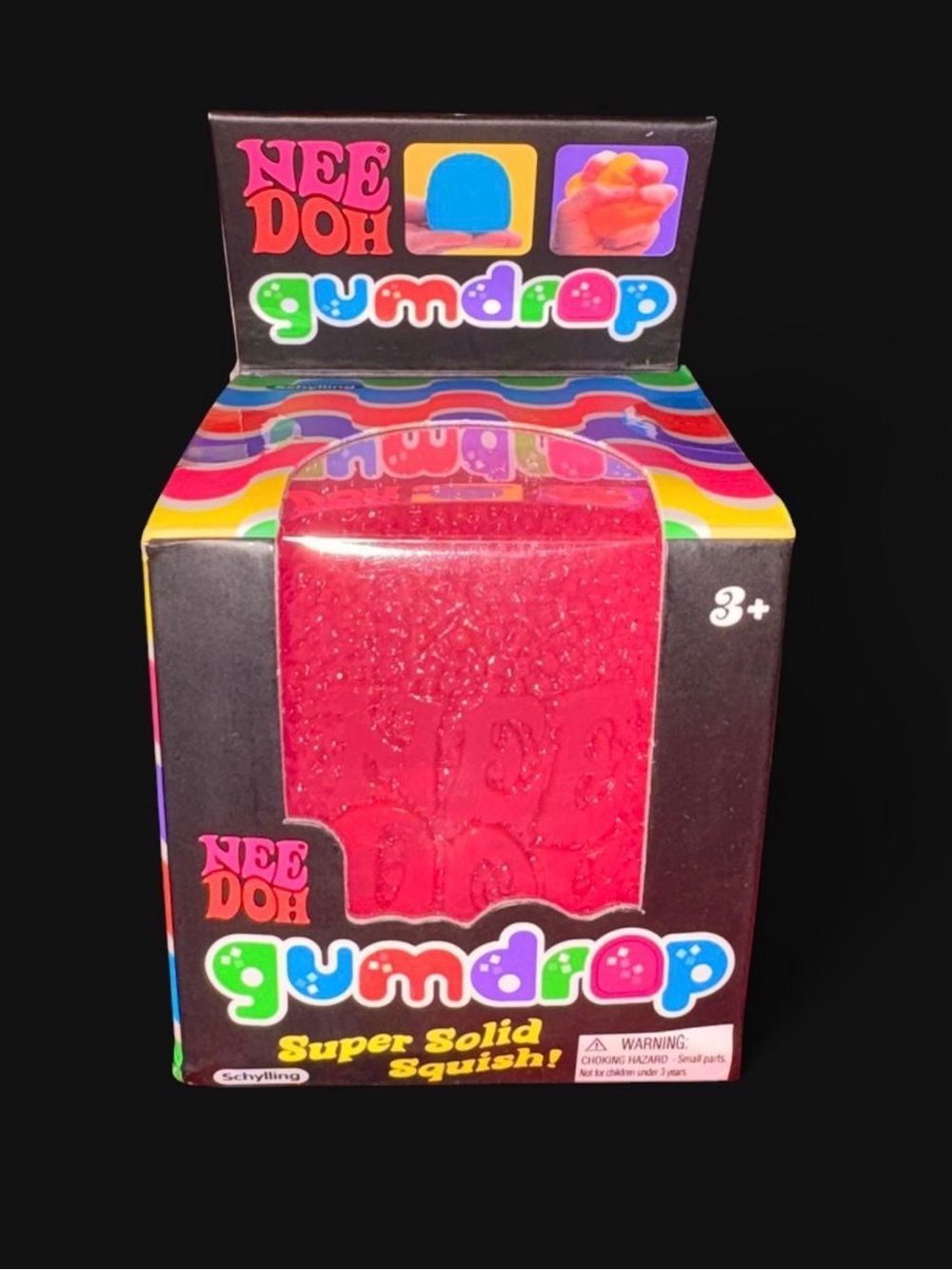 Schylling Gumdrop Super Solid Squish - pink